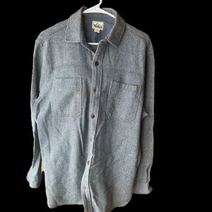 Woolrich Blue/Gray Wool Shirt.